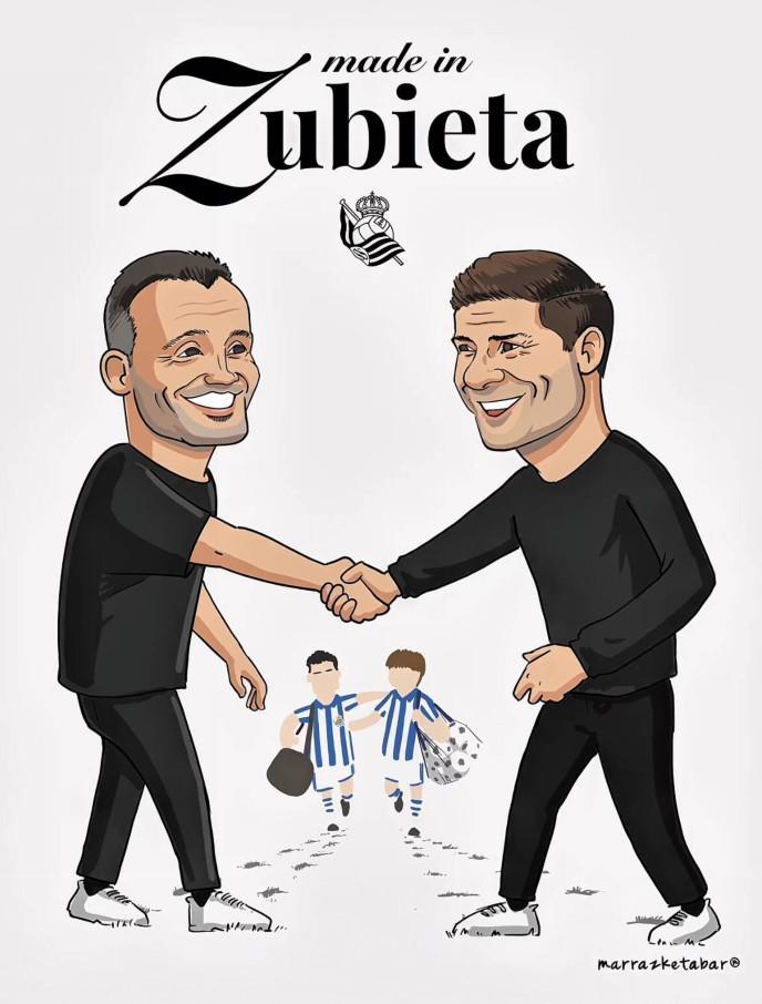 2026世界杯投注官方网站-苏比埃塔制造，皇社发布海报欢迎皇马主帅阿隆索回归阿诺埃塔